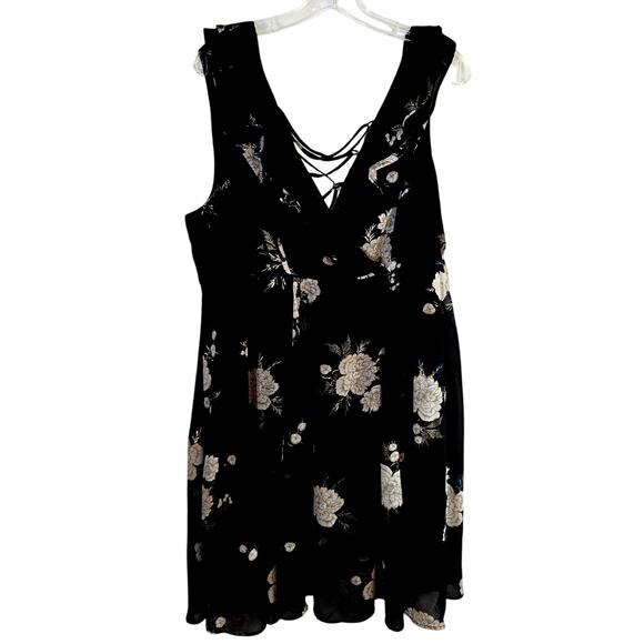 Torrid Women's Dress 16 Black White Sleeveless Misses Size XL Extra Large - Picture 1 of 5